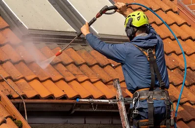 Démoussage et hydrofuge de toiture à l'Hôtellerie
